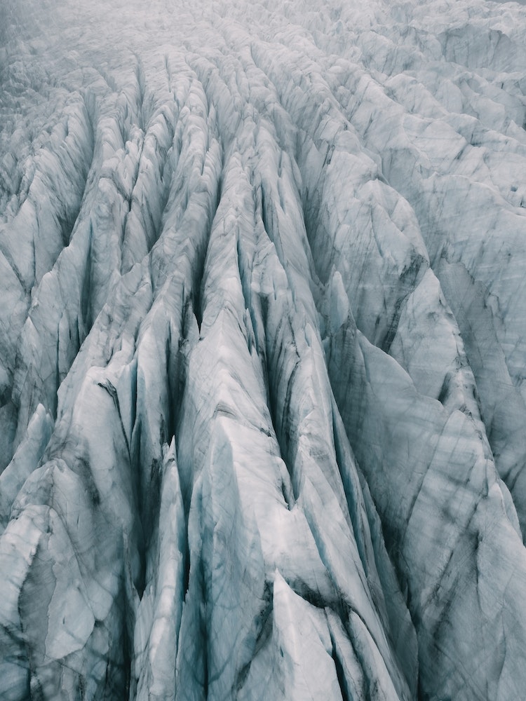 Ice Cold Glacier Art Print