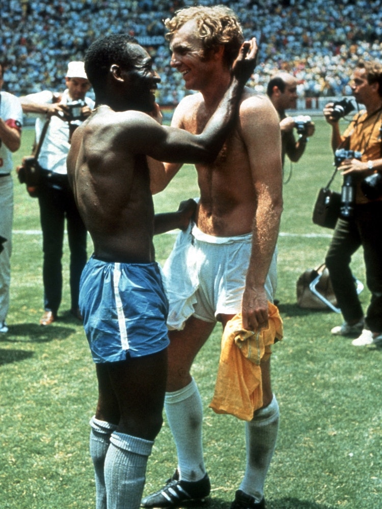 Pele And Bobby Moore, 1970 Art Print