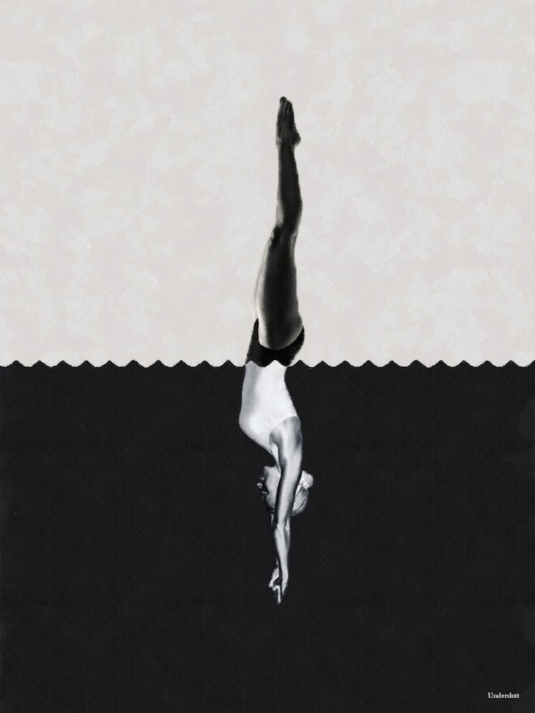 Dive Deep Art Print