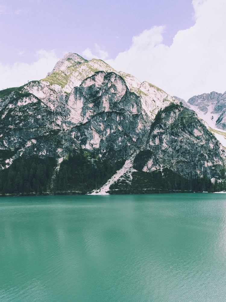 Pragser Wildsee Lake, Italy Art Print