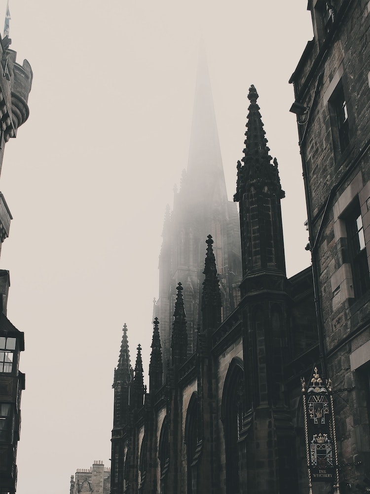 Gothic Cathedrals Of Edinburgh Art Print