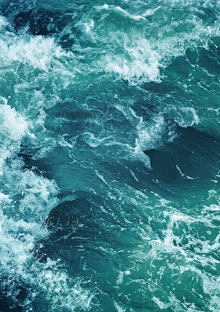 Ocean Waves 1 Art Print