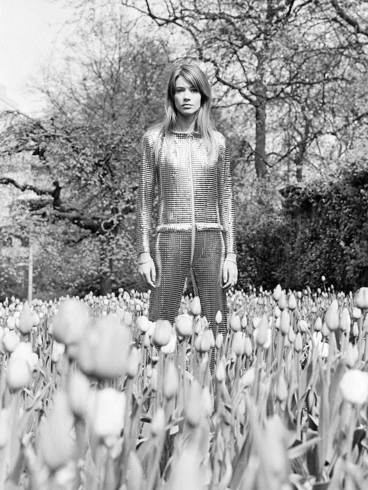 Francoise Hardy, Embankment 1968 Art Print