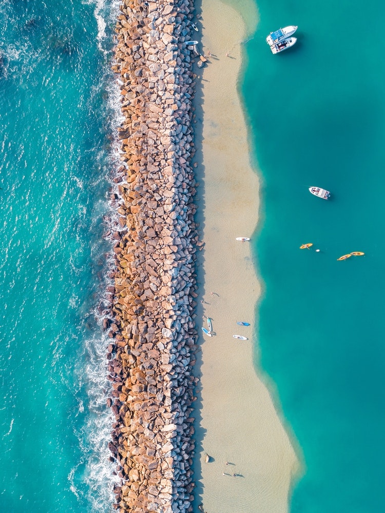 Boats And Kayaks In Dana Point Art Print