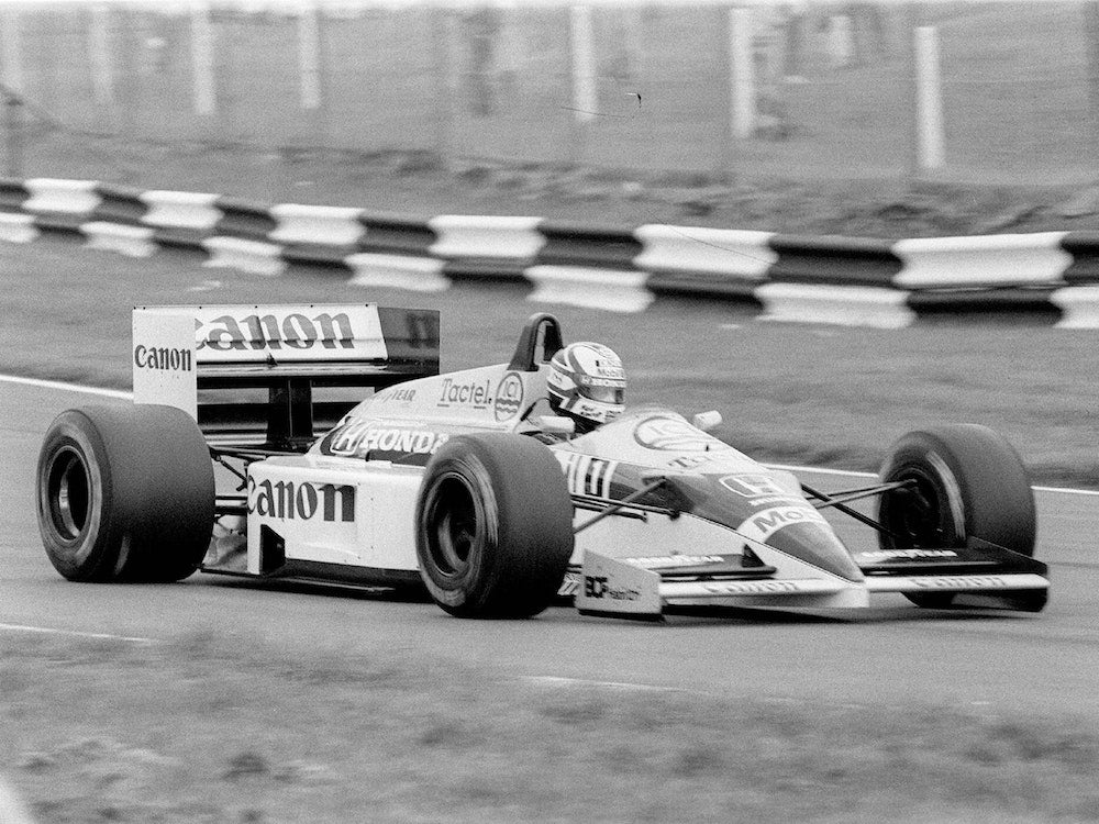 British Racing Driver Nigel Mansell, 1986 Art Print