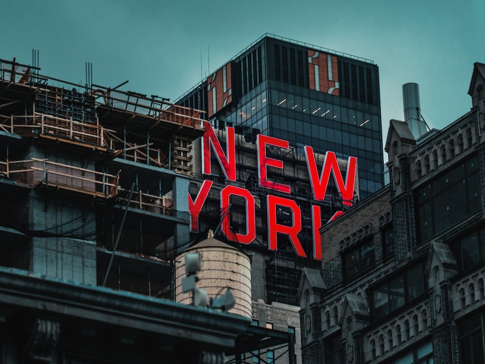 New York Sign, New York Art Print