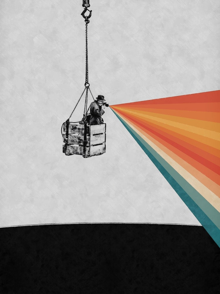 Looking For The Right Angle Art Print