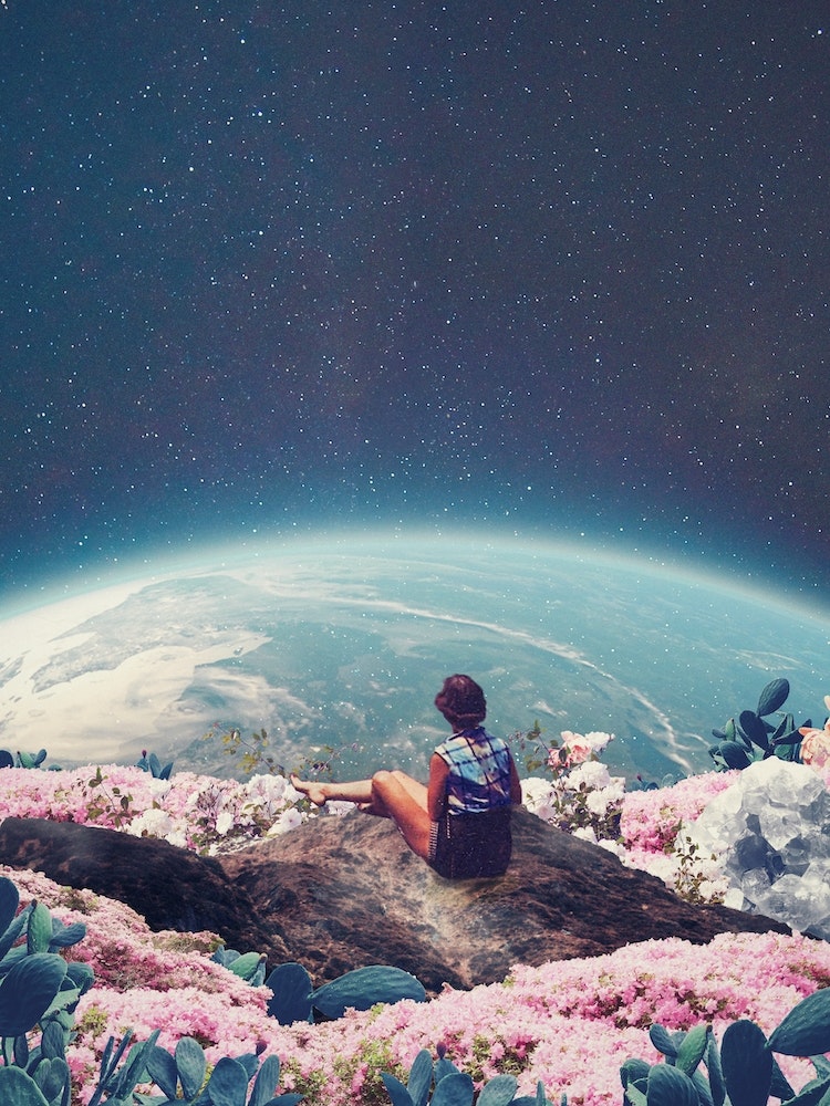 My World Blossomed When I Loved You Art Print
