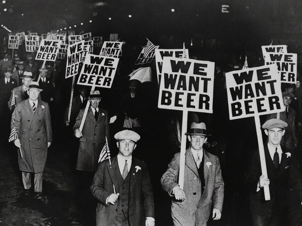 We Want Beer Prohibition Protest Art Print