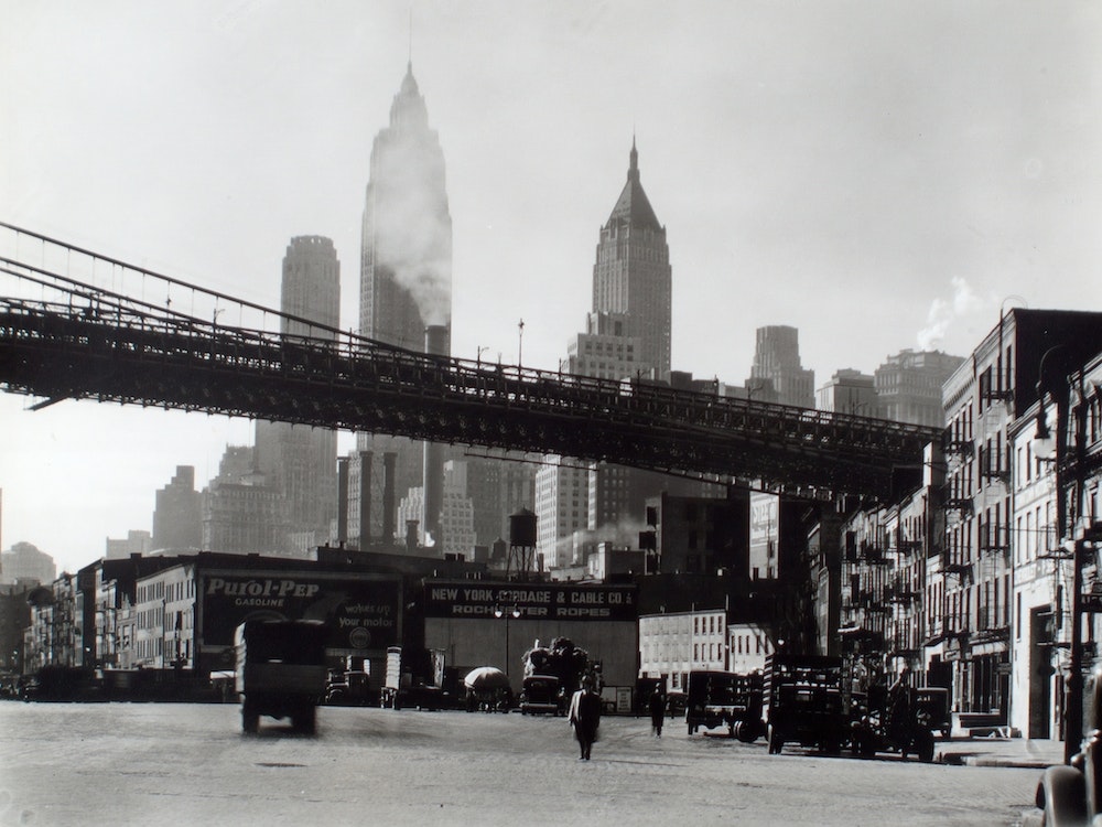 Waterfront, South Street, Manhattan Art Print