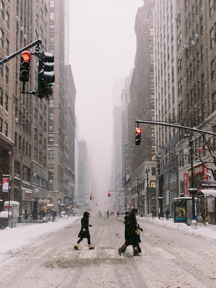 Winter In New York Art Print