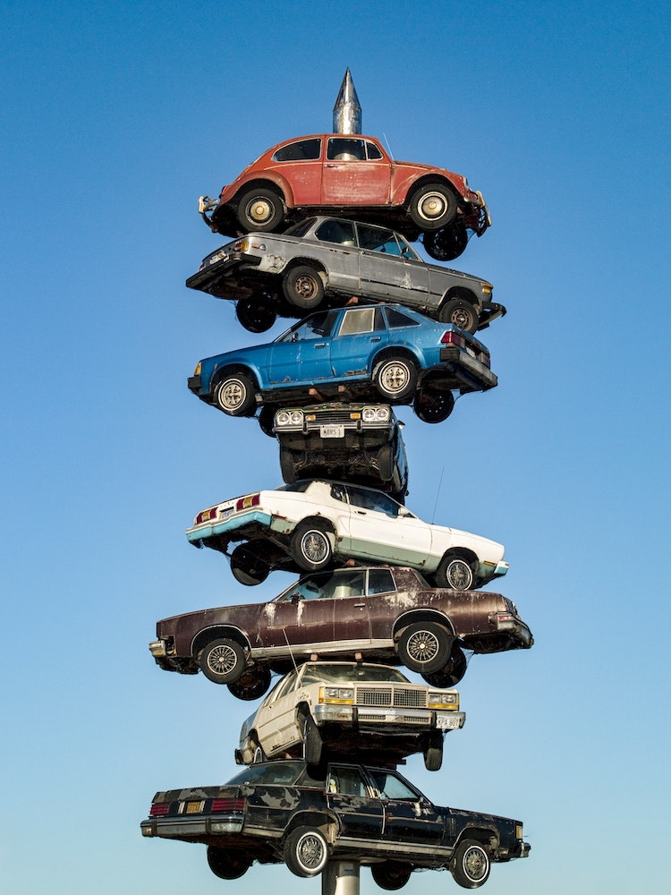 Berwyn Car Spindle Illinois, Carol M Highsmith  Art Print