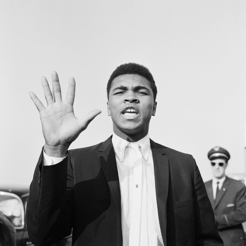 Cassius Clay In London For His Non Title Clash With Henry Cooper Art Print