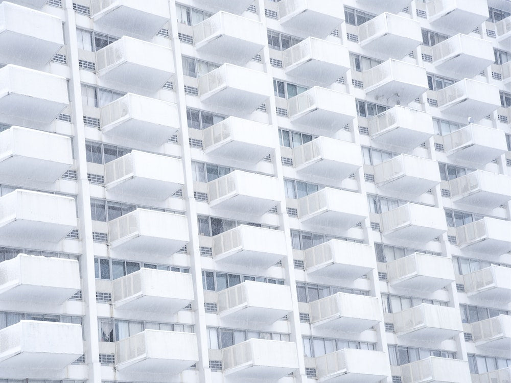 A Stern White Building Nashville Art Print